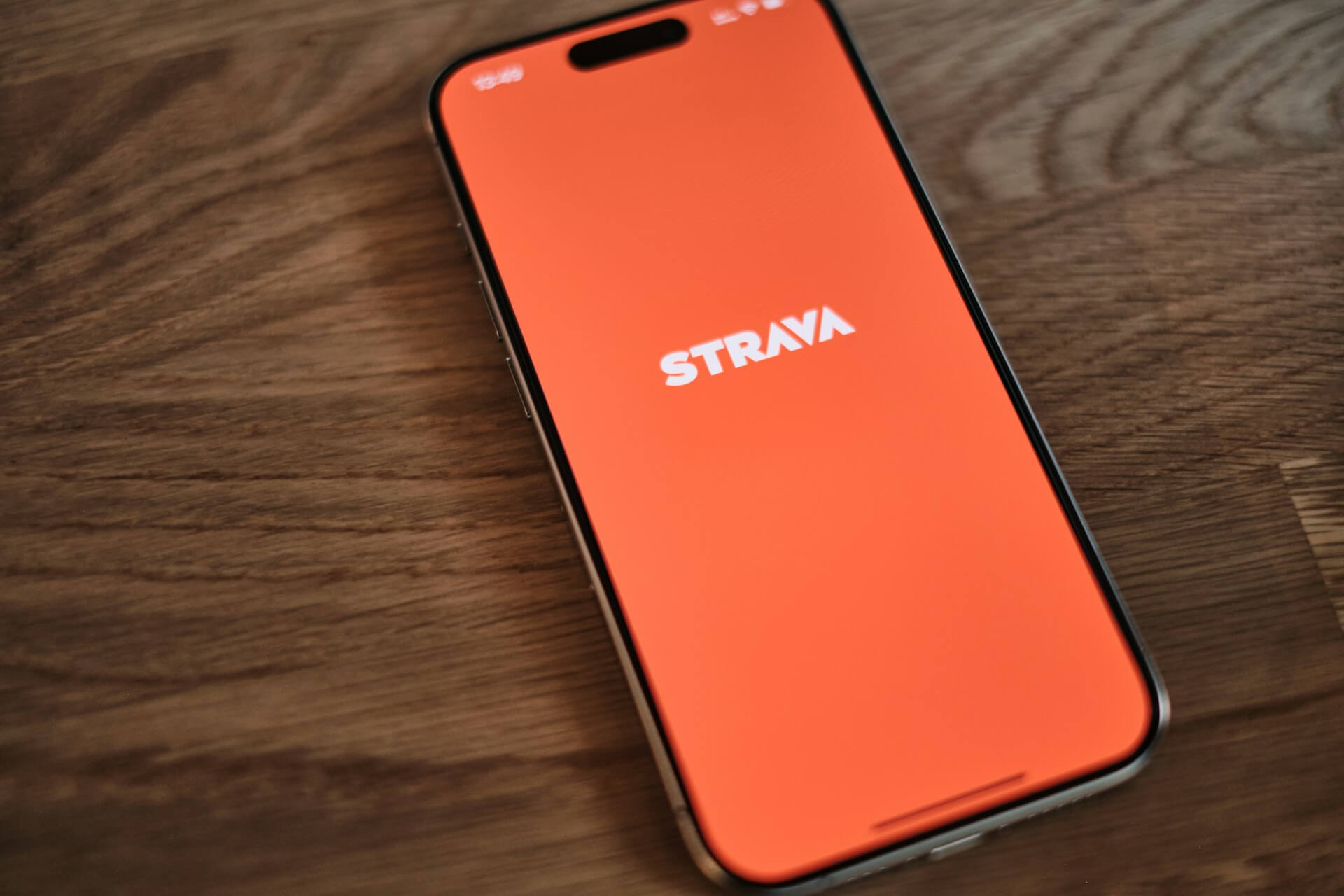 Stava logo on phone screen